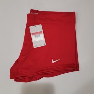 Women's Nike Red Volleyball Shorts Size Large